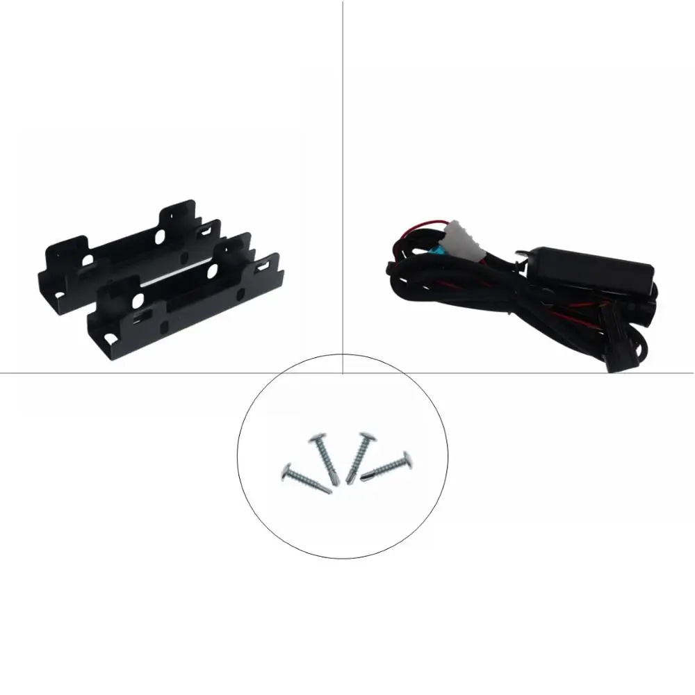 2pcs 12V/24V 18CM Universal Ultra Bright 12W COB Daytime Running Light 6500K LED Car DRL Driving Lamp Waterproof fog lights E4