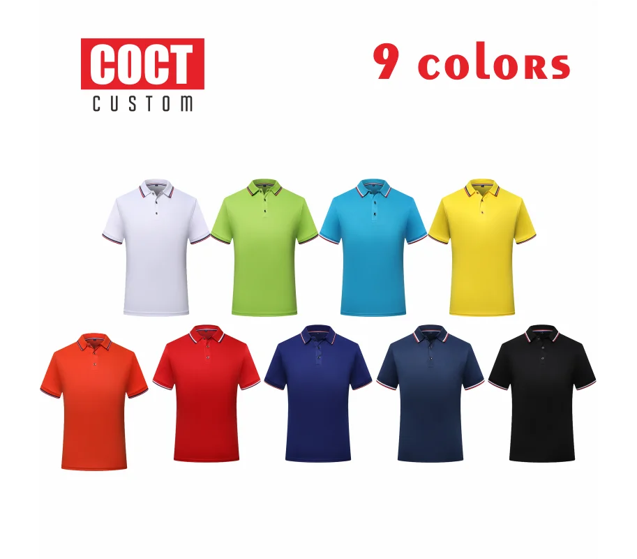 2024 Polo shirt summer casual life top custom polo shirt men LOGO custom top Print embroidery fashion breathable T-shirt