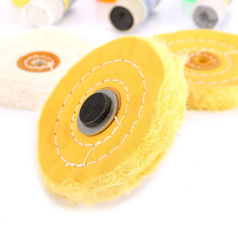 Set 7 Buah Roda Pemoles Kain 100Mm