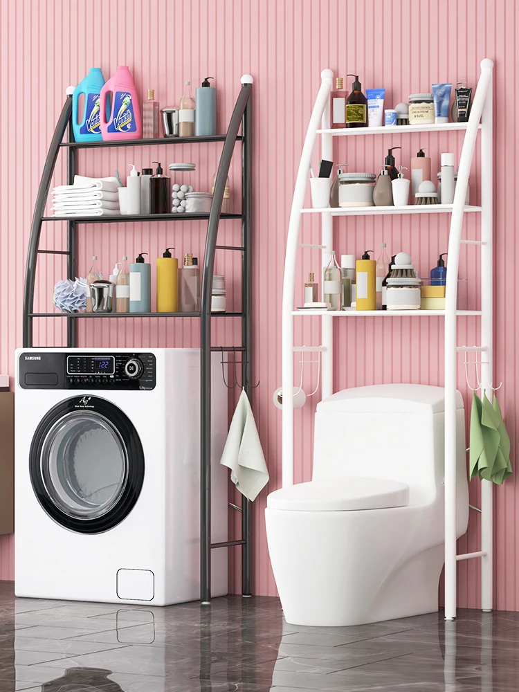 Washing Machine Rack above Toilet Rack Bathroom Toilet Toilet Storage All Products Floor