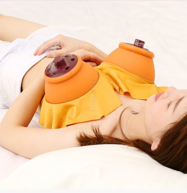 Household chest massager, body fumigation instrument, portable moxibustion with breast and mammary gland