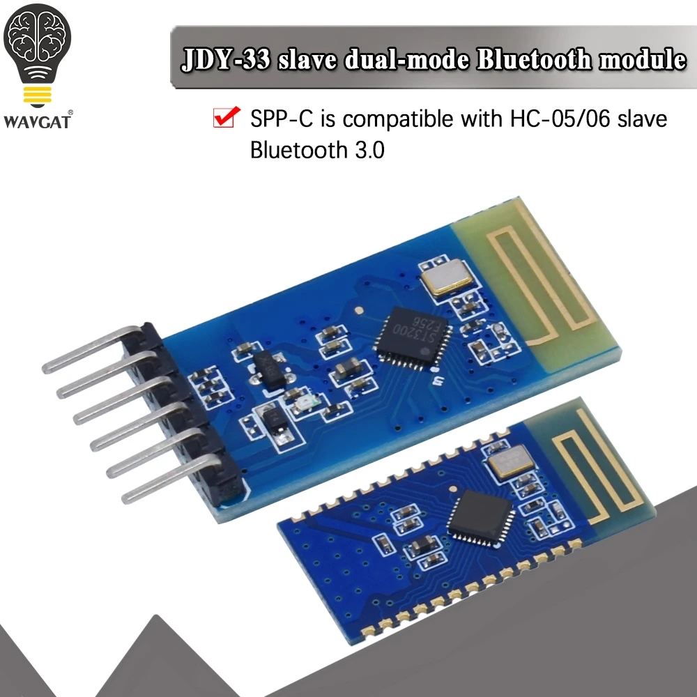 JDY-33 Dual mode Bluetooth serial Port SPP Bluetooth SPP-C compatible with HC-05/06 /JDY-31/30 slave Bluetooth 3.0