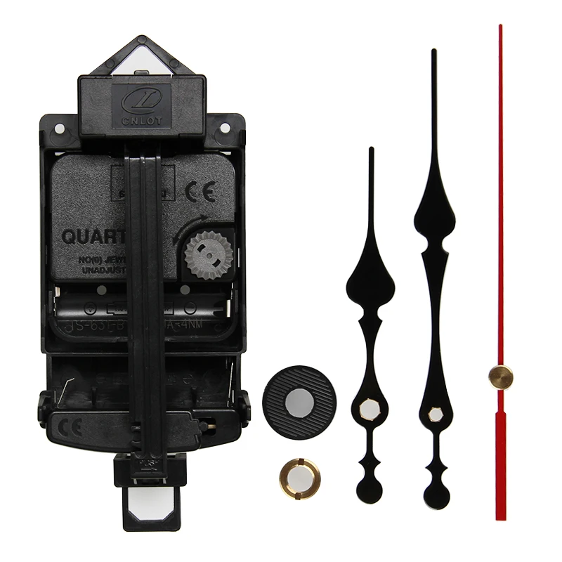 

SHINFUKU 6mm & 11mm Sweep Pendulum Clock Mechanism 2057# Black Hands Clock Accessory Quartz DIY Kits