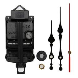 SHINFUKU 6mm & 11mm Sweep Pendulum Clock Mechanism 2057# Black Hands Clock Accessory Quartz DIY Kits