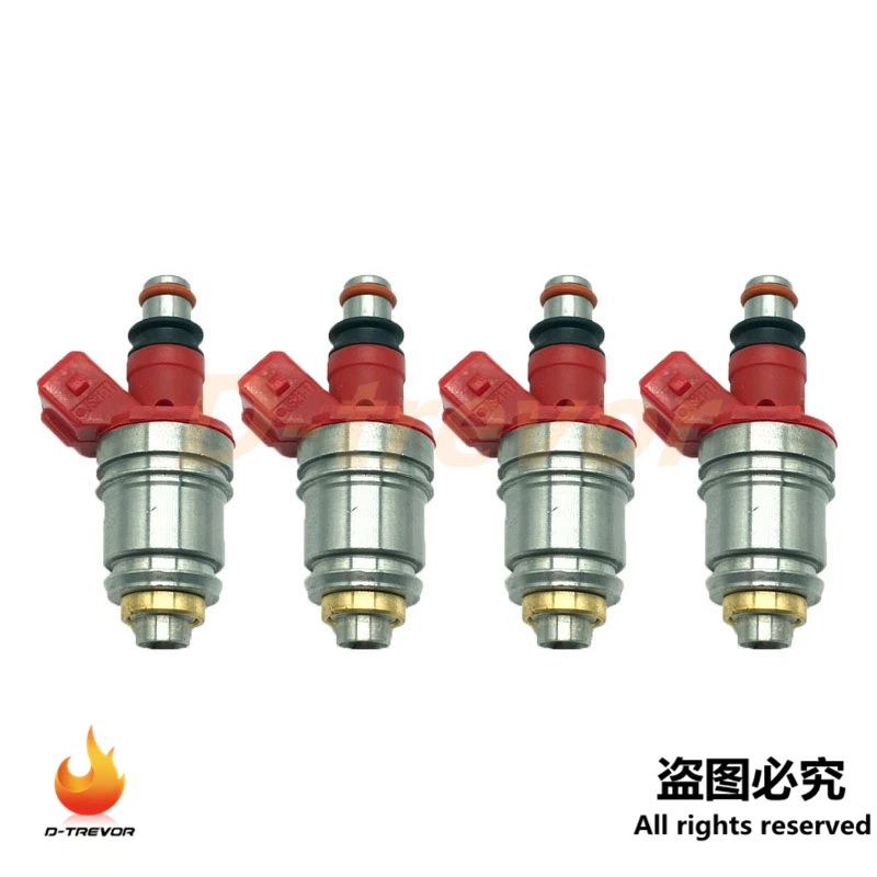 4pcs OEM Fuel Injectors Nozzle 16600-86G00 16600-86G10 Fit For Nissan D21 Pickup 2.4L 16600-86G01