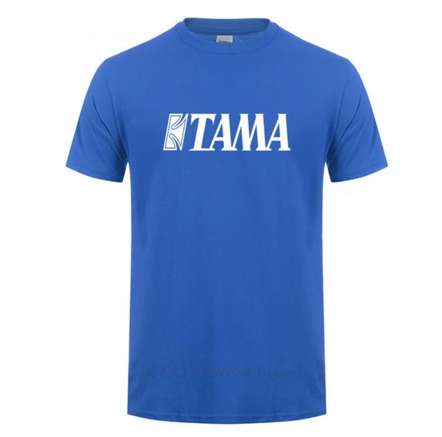 Men Printed Tama T Shirt New Cool Printed Drums T-shirts Men O-neck Short Sleeve Cotton Music T-shirts Custom Tshirt