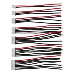 5Pcs JST XH2.54 Female Connector 22AWG XH 2.54mm Pitch 1S 2S 3S 4S 5S 6S 7S LiPo Battery Balance Charger Plug Cable Connectors