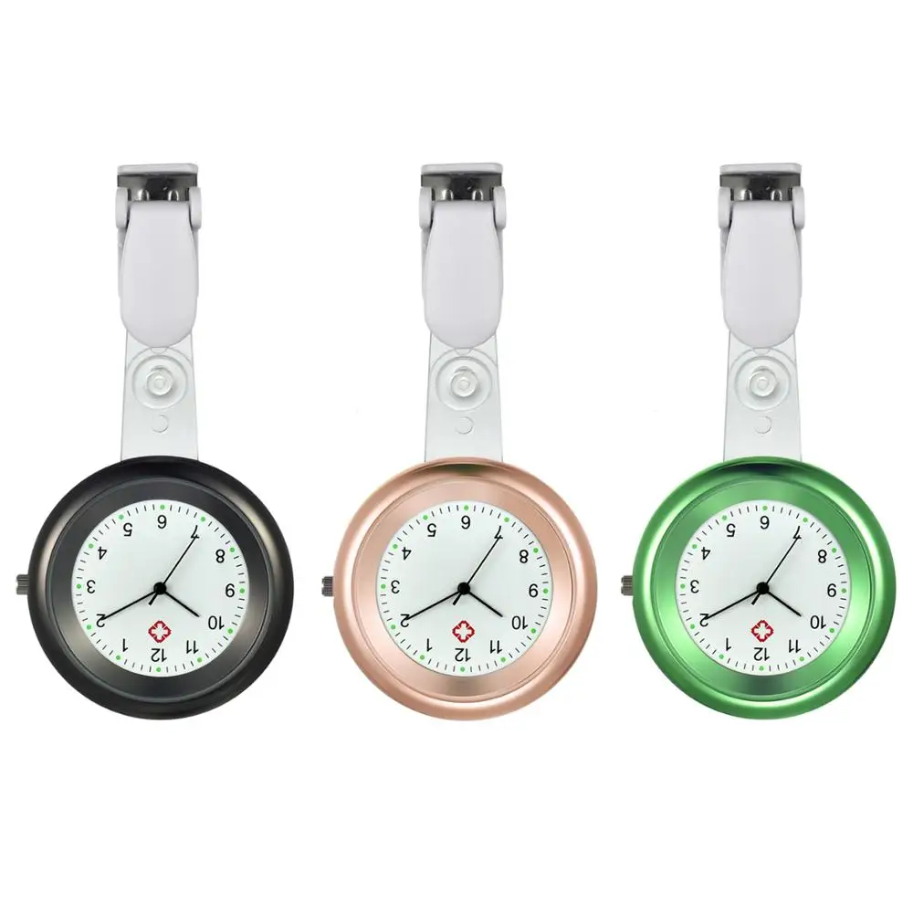 LANCARDO pielęgniarka zegarek broszka spinka kontrola infekcji projekt pielęgniarka lekarz sanitariusz broszka zegarek Fob kwarcowy kolorowy lekarz zegarek