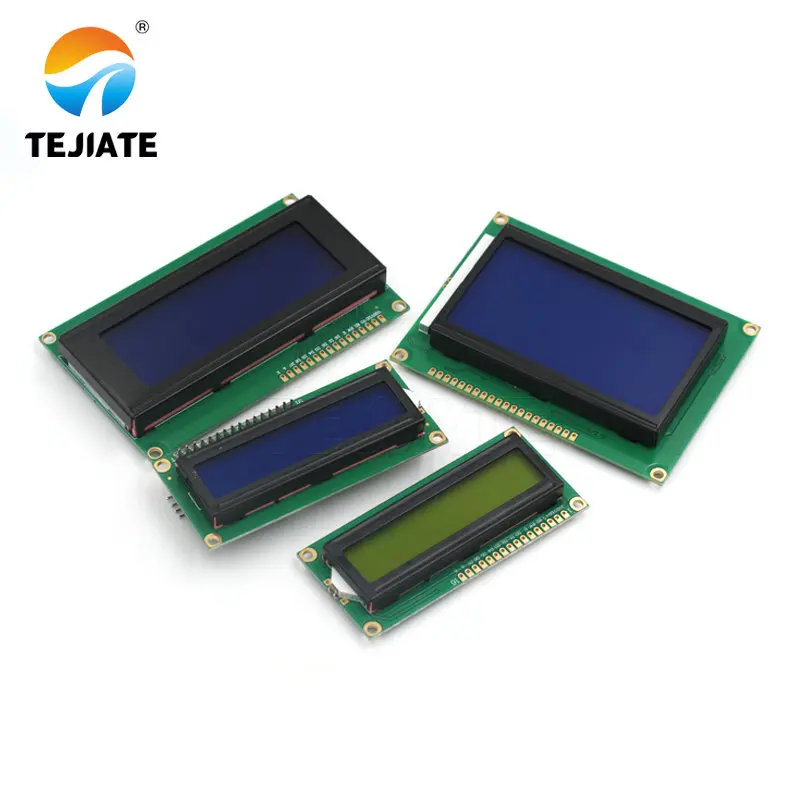 

2004A 12864 1602A IIC/I2C 1602 Yellow/Blue LCD Monitor Screen Blacklight 16x2 Character LCD Display Module 3.3V/5V