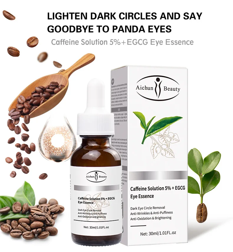 

30ml Eye Essence Tea Polyphenol Stock Solution Eye Moisturizing Black Eye Brightening Stock Solution Improve Dark Circles 1 Pcs