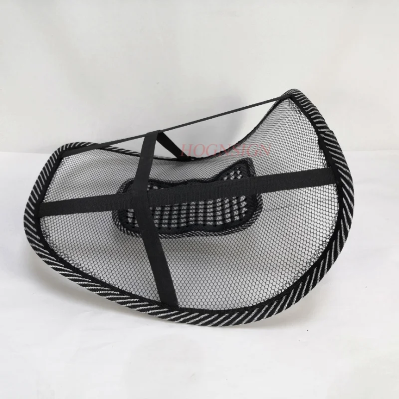 lumbar traction device Back Massage Mesh Cloth Car Seat Cushion Lumbar Waist Support Massager Pillow Ventilate Breathable Tool