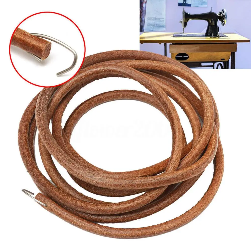 1pcs Leather Belt Treadle Parts With Hook Sewing Machine Household  Old Sewing with Hook Machines Accessory