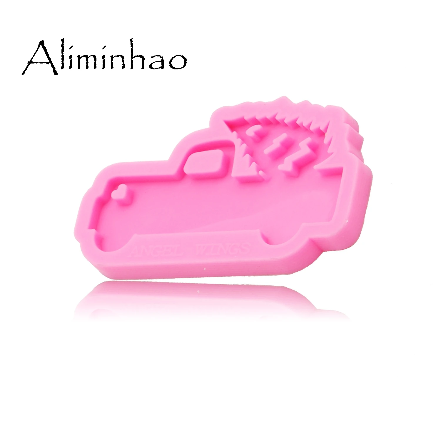 DY0148 Shiny car Silicone Molds For DIY key ring Truck and tree epoxy resin Mold Craft custom keychain