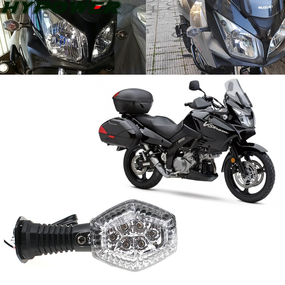 Front Turn Signal Indicator Light for SUZUKI DL 650 Vstrom 04-11 DL 1000 Vstrom 06-12 Motorcycle Accessories Blinker Lamp