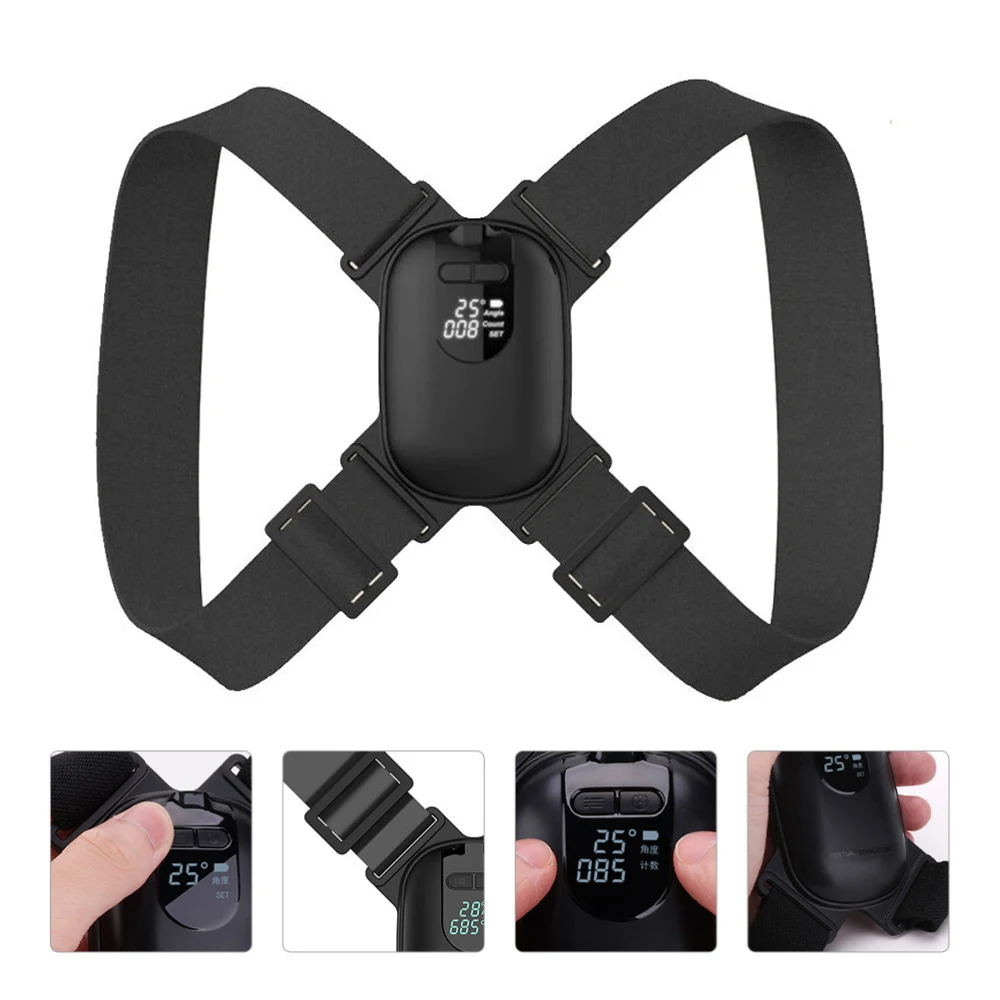 Smart Adjustable Anglel Posture Corrector Hunchback Posture Brace Corrector Shoulder Training Belt Correction Spine Back Suppor