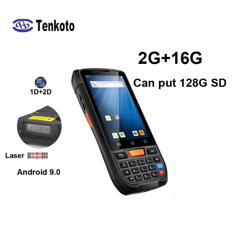 Android NFC PDA 2D Barcode 1D Laser Scanner Wireless Portable RFID POS Code Scanning Shipping Barcode POS Scanner