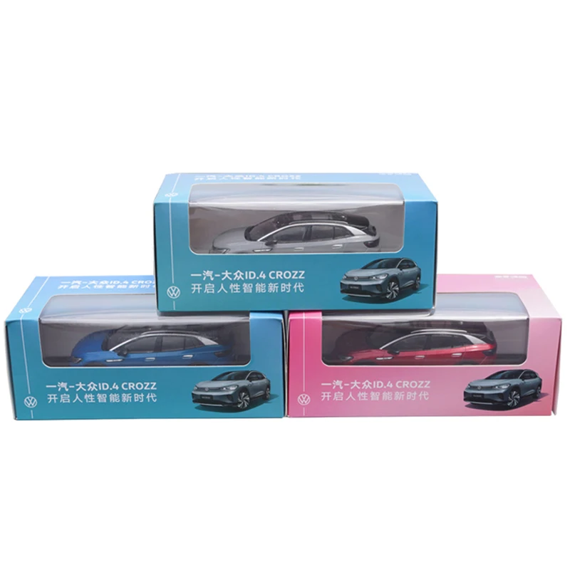 Diecast 1:43 Scale ID.4 CROZZ ID4 SUV Car Model Metal Toy Vehicle For Adult Children Collection Display Gift Souvenir