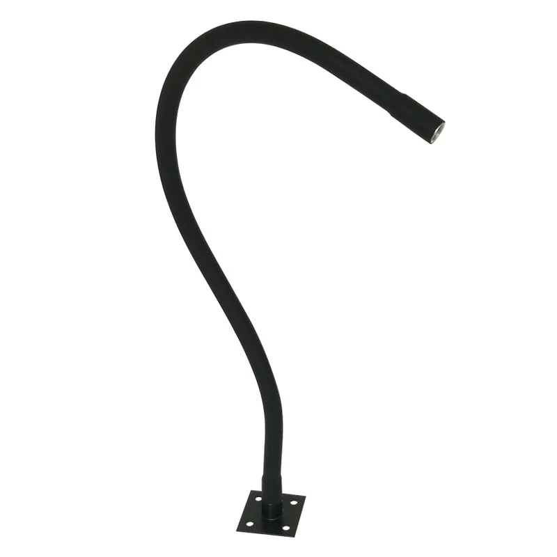 1PC Dia12mm LED Gooseneck Table Lamp Flexible Holder With Square Base And Silicone Universal Shaping DIY Metal Plumbing Hose