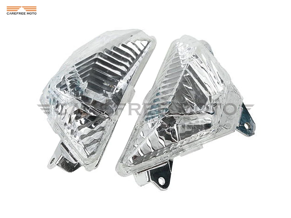 

Clear Motorcycle Front Turn Signals Indicator Light Blinker Lens Cover Case for Kawasaki ZX6R ZX636 ZX 6R 636 2013-2014