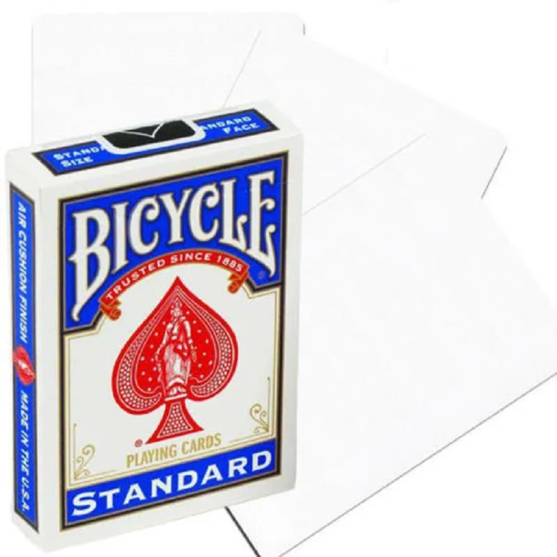 Bicycle Double Blank Playing Cards Gaff Deck Magic Cards Poker Special Props Close Up Stage Magic Tricks for Magician