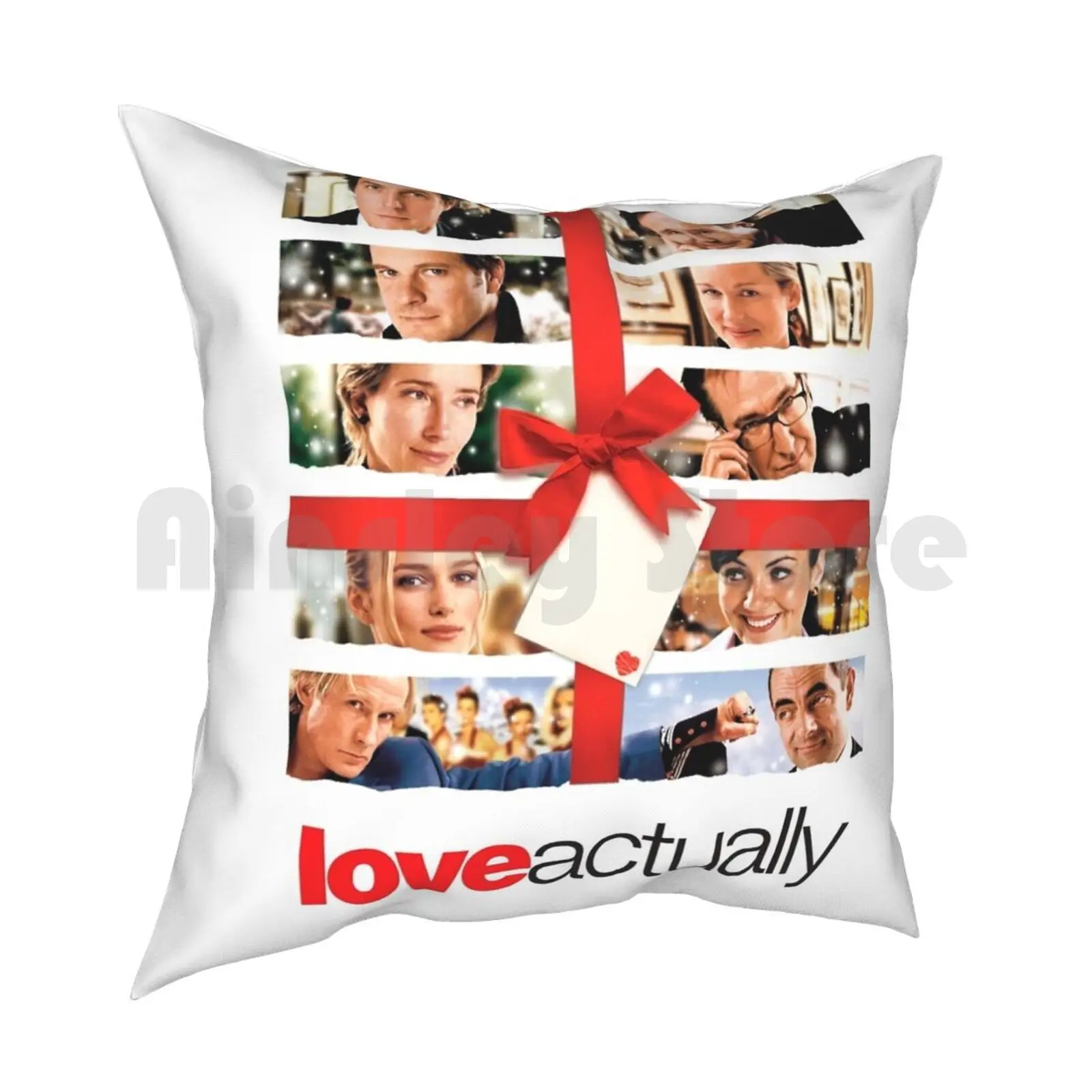 Love Actually Pillow Case Printed Home Soft Throw Pillow Love Actually Romantic Comedy Movie Rom Com