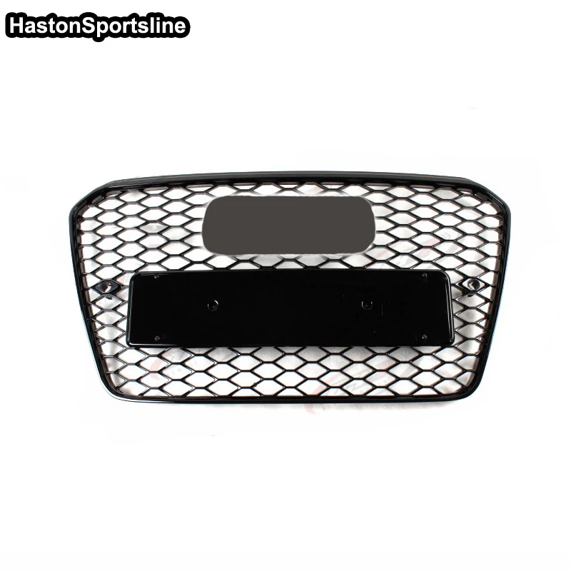 For RS5 Style Front Sport Honeycomb Hood Grill for Audi A5 S5 Sline 2013-2015 Car Styling Accessories