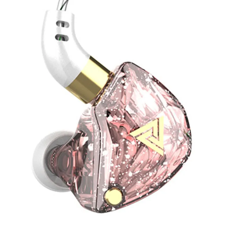 Original qkz sk8 cobre driver fone de ouvido heavey bass rock alta fidelidade cancelamento ruído música 3.5mm com fio monitor de fone de ouvido palco