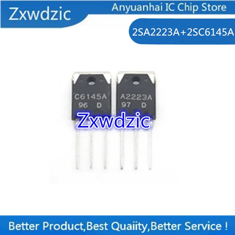 

10pair 100% New Imported Original 2SA2223A 2SC6145A A2223A C6145A C / D Version TO-247 Power Amplifier Transistor