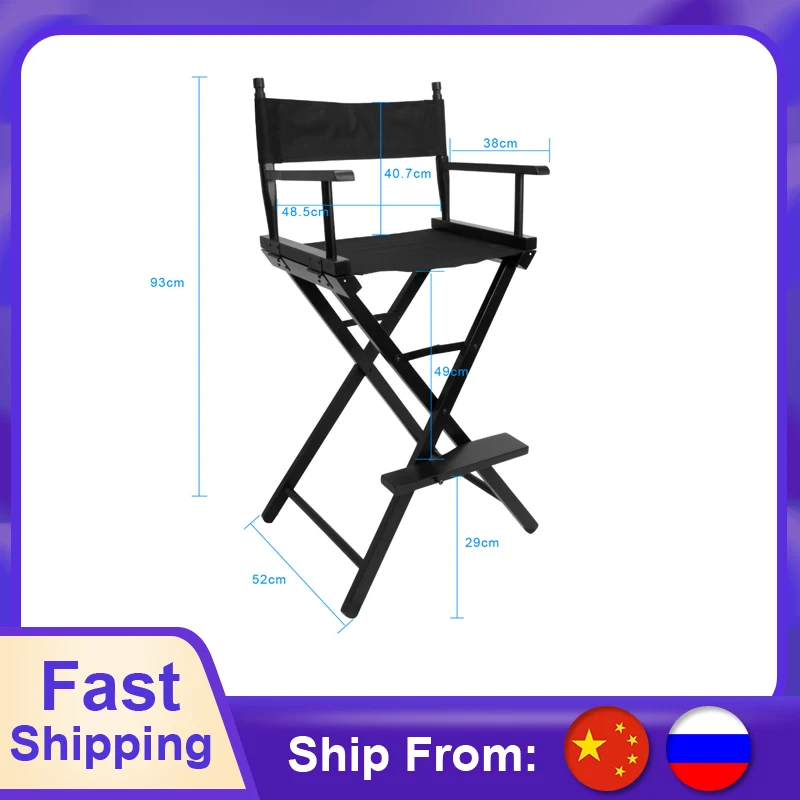 

Artist Director Chair Foldable Outdoor Furniture Lightweight Photography Accessorice Portable Folding Director Makeup Chair