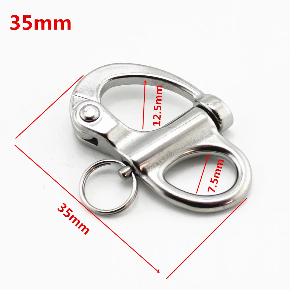 ตา Snap Shackle Eye Fix SS316 สแตนเลสล็อต Snap shackle,10 ชิ้นต่อชิ้น