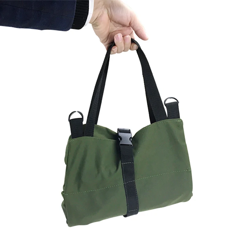 48x29x5cm Roll Tool Bag Canvas Tool Roll Pouch Multi-Purpose Zipper Storage Pocket Hanging Portable Toolbag for Tool Organizer
