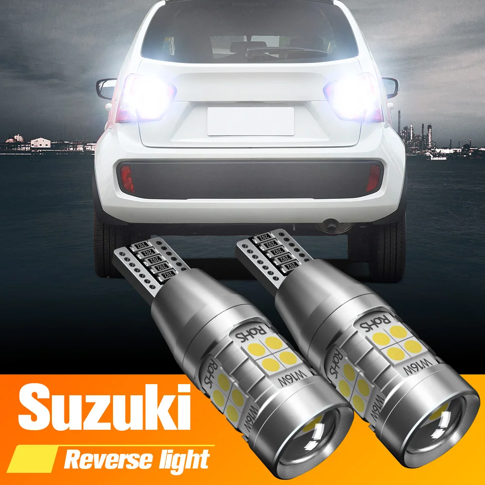 

2pcs LED Backup Light Blub Reverse Lamp W16W T15 921 Canbus For Suzuki Grand Vitara 1998-2015 Ignis 3 Swift 5 mk5 SX4