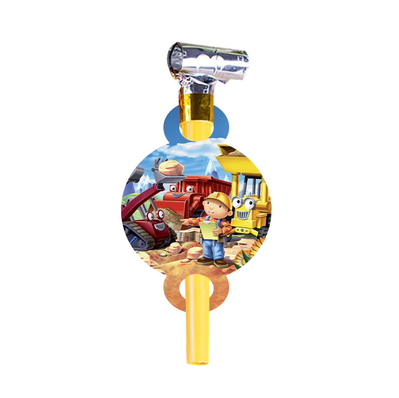 Bob the Builder Birthday Party Decorations, TV Show Theme, Favors Supplies, Banner, Cups, Straws for Toddlers