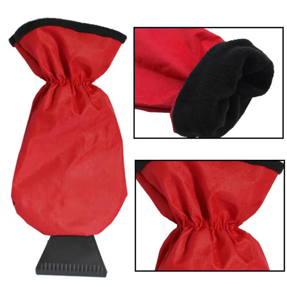 

Auto Window Snow Scraper With Removal Glove Cloth Cleaning Snow Shovel Ice Scraper Tool For Outdoor Car-stying Winter Gloves