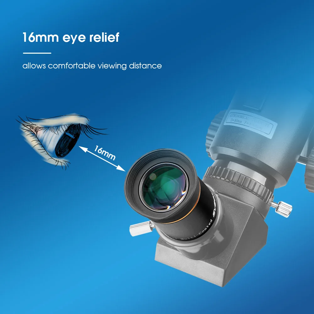 SVBONY 1,25-Zoll-Teleskop-Okular 6/9/15/20 mm 66 ° Ultra-Weitwinkel FMC Okular für Teleskop – Detail 4