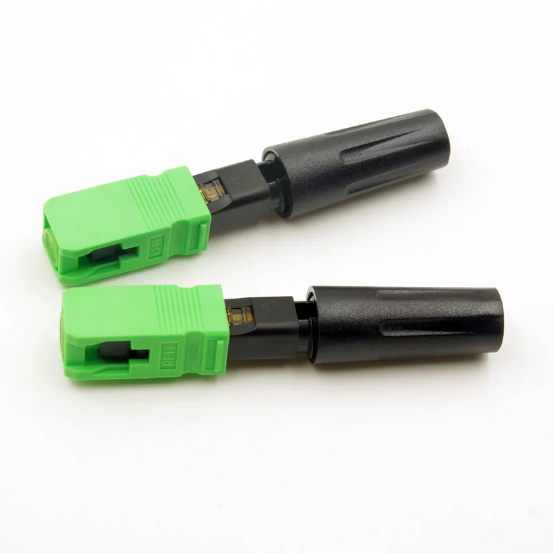 100PCS Ftth SC APC optical fiber quick connector SC APC  Fiber Optic Fast Connector SC quick assembly connector