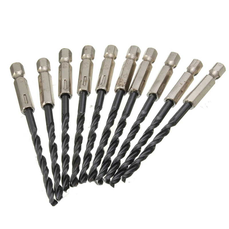 Nuovo 10 pz/set di Perforazione del Metallo Torsione Punta del trapano 3 millimetri Micro HSS Twist Drilling Auger bit per Trapano Elettrico Strumento Accessorio