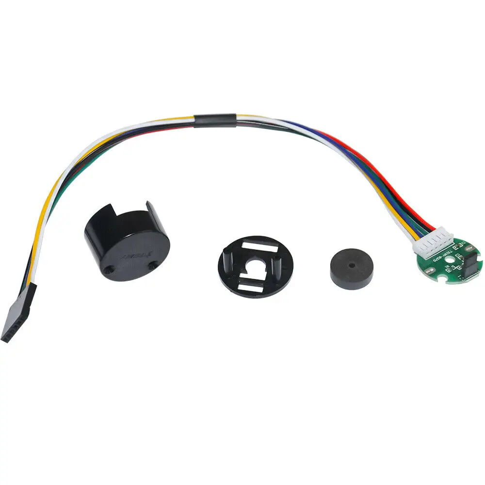 DC2.5V-24V DC Motor Hall Magnetic Encoder High Sensitivity Hall Sensor for 370 Motor Built-in Pull-up Resisto Battery Protection