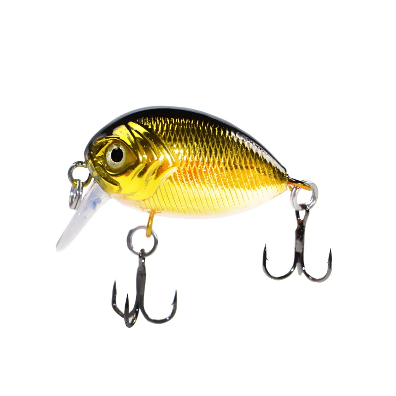 Señuelo crankbait duro flotante mini, diseño japonés para lucio - imagen 2