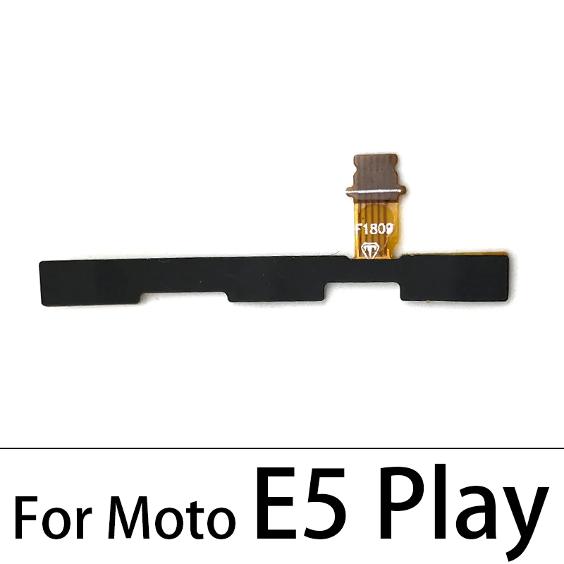 Power On Off Button Volume Side Key Flex Cable For Motorola Moto E13 E22 E32 E5 E6 E6s E7 Plus Power Play Go E20 E30 E40