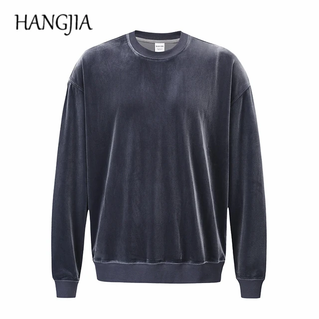 Velour sweatshirt mens hotsell