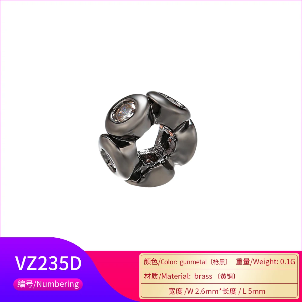 3pcs/lot,Crystal Petals Spacer Beads For Women Necklace Earrings Bracelet Jewelry Accessories Making Findings Model:VZ23