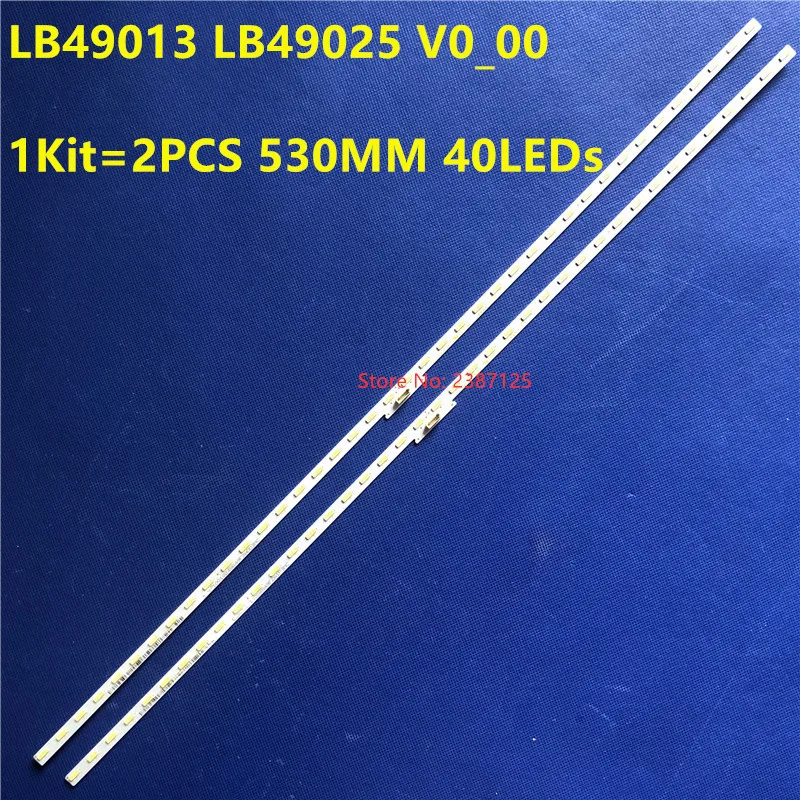 10PCS 3VLED Stirp KD-49XF7073 KD-49XF7003 KD-49X720E KD-49XE7096 49XE7002 KD-49XE7093 KDL-49WE660 KDL-49WE665 LB49013 LB49025