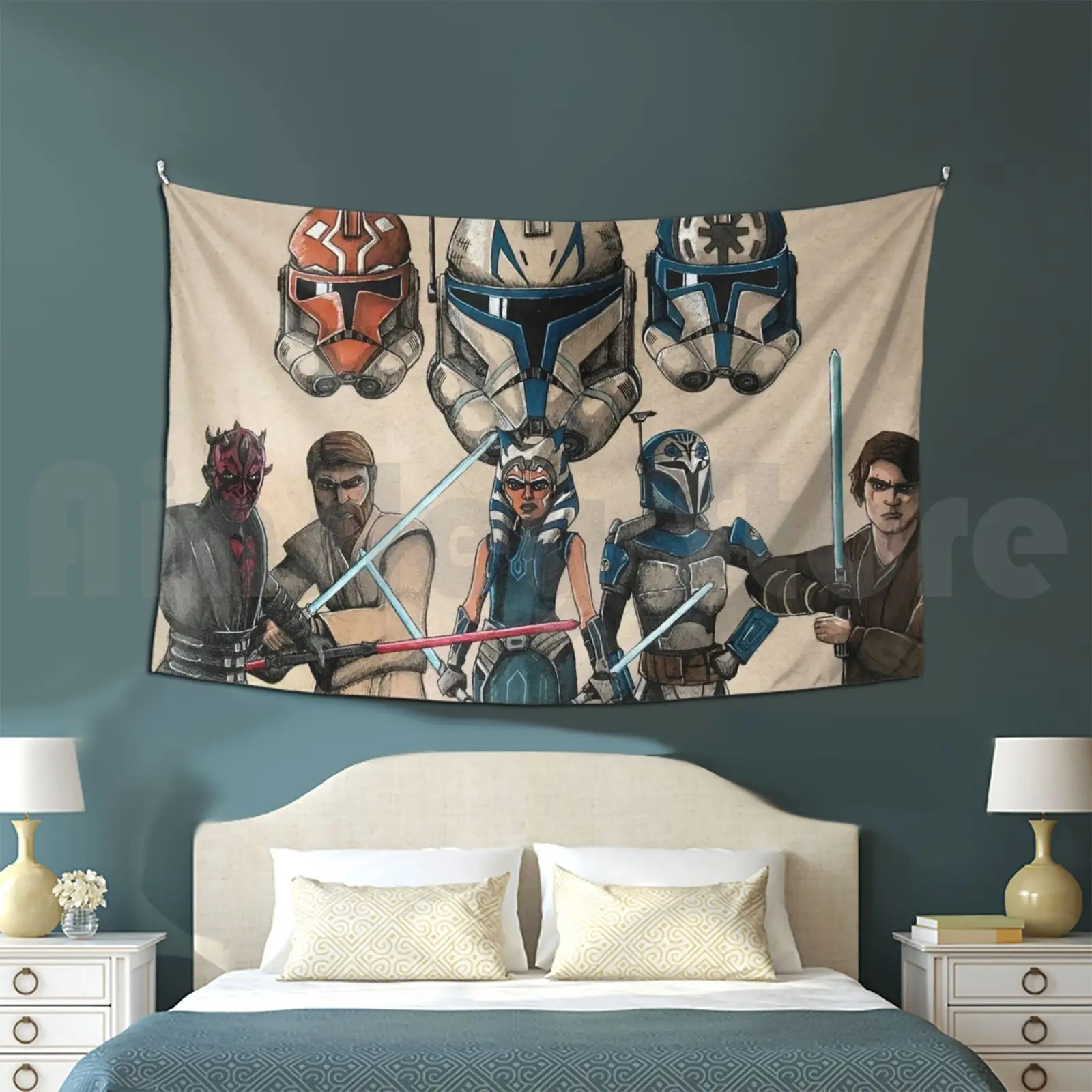 The Clone Wars Season 7 Customized Tapestry Clonewars Clonetrooper