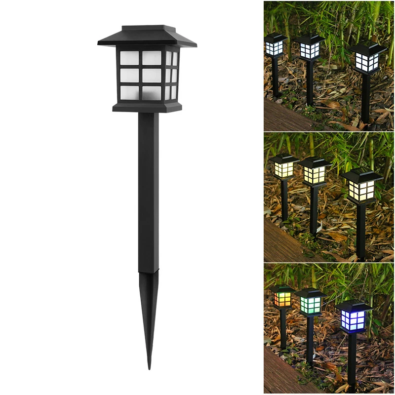 2/4/6/8pcs Led Solar Lawn Lamp Pathway Lights Waterproof Outdoor Solar Lamp For Garden Yard Patio Driveway Walkway Lighting