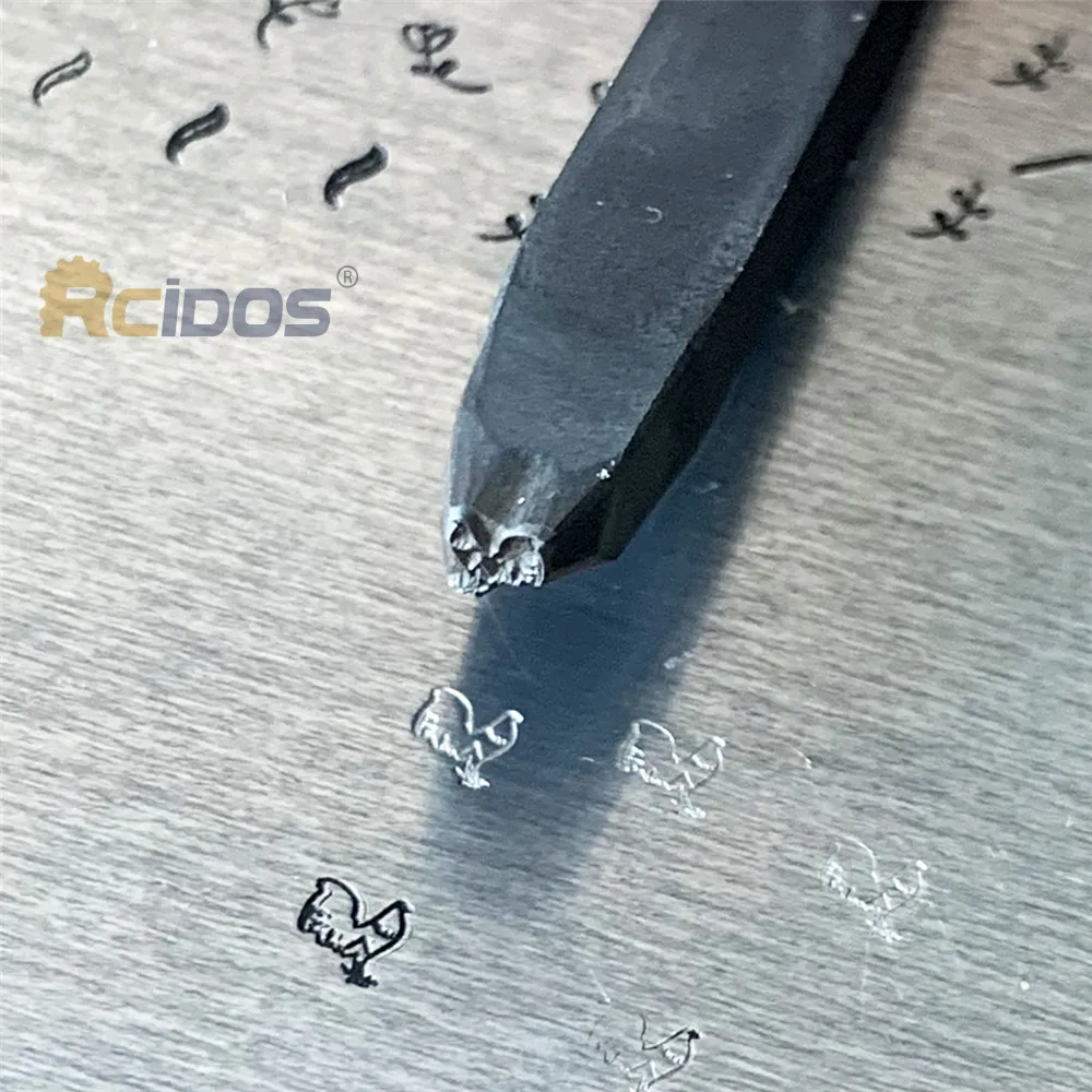 RCIDOS Custom Made High Clearly 1-7.8mm Small Logo Design Jewelry Stamp letters,Send Design Size Check,Promise 100% Clearly