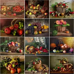 RUOPOTY 60x75cm Frame Picture By Number Fruits Still Life Picture By Numbers Acrylic Paint On Canvas Home Decors Artcraft Diy