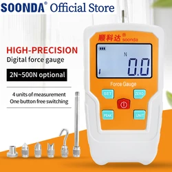 Digital Force Gauge Portable push pull force gauge dynamometer Force Measuring Instruments Pull Pressure Gauge Pull Tester meter