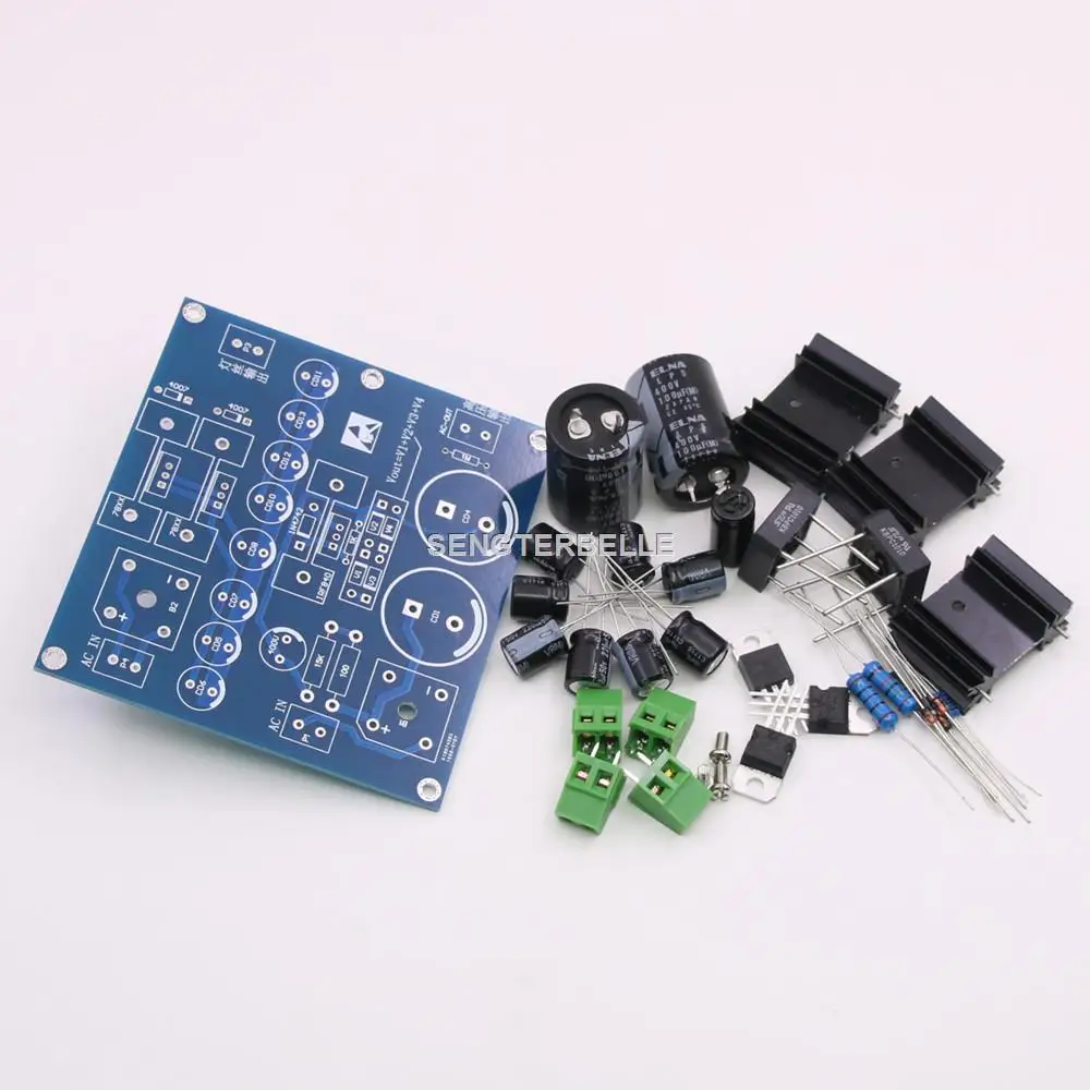 Hifi High Voltage DC Power Supply Board Kit DC100V-380V + DC7V-28V For Tube Preamp PSU