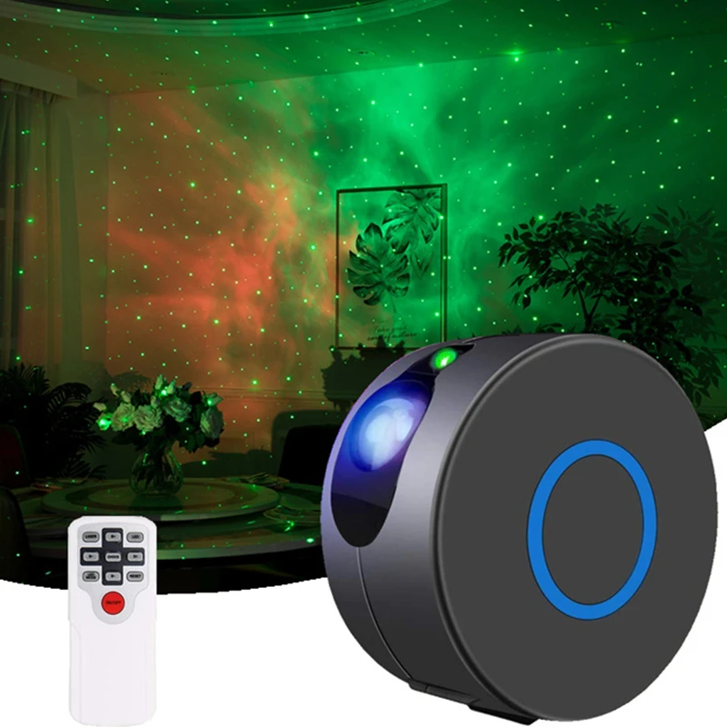 

Starry Sky Projection Lamp LED Rotating Water Waving Night Light Dream Colorful Remote Control Laser Lamp Nebula Projection Lamp